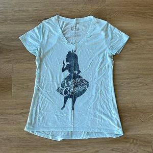 Disney Alice Shirt Size S Blue